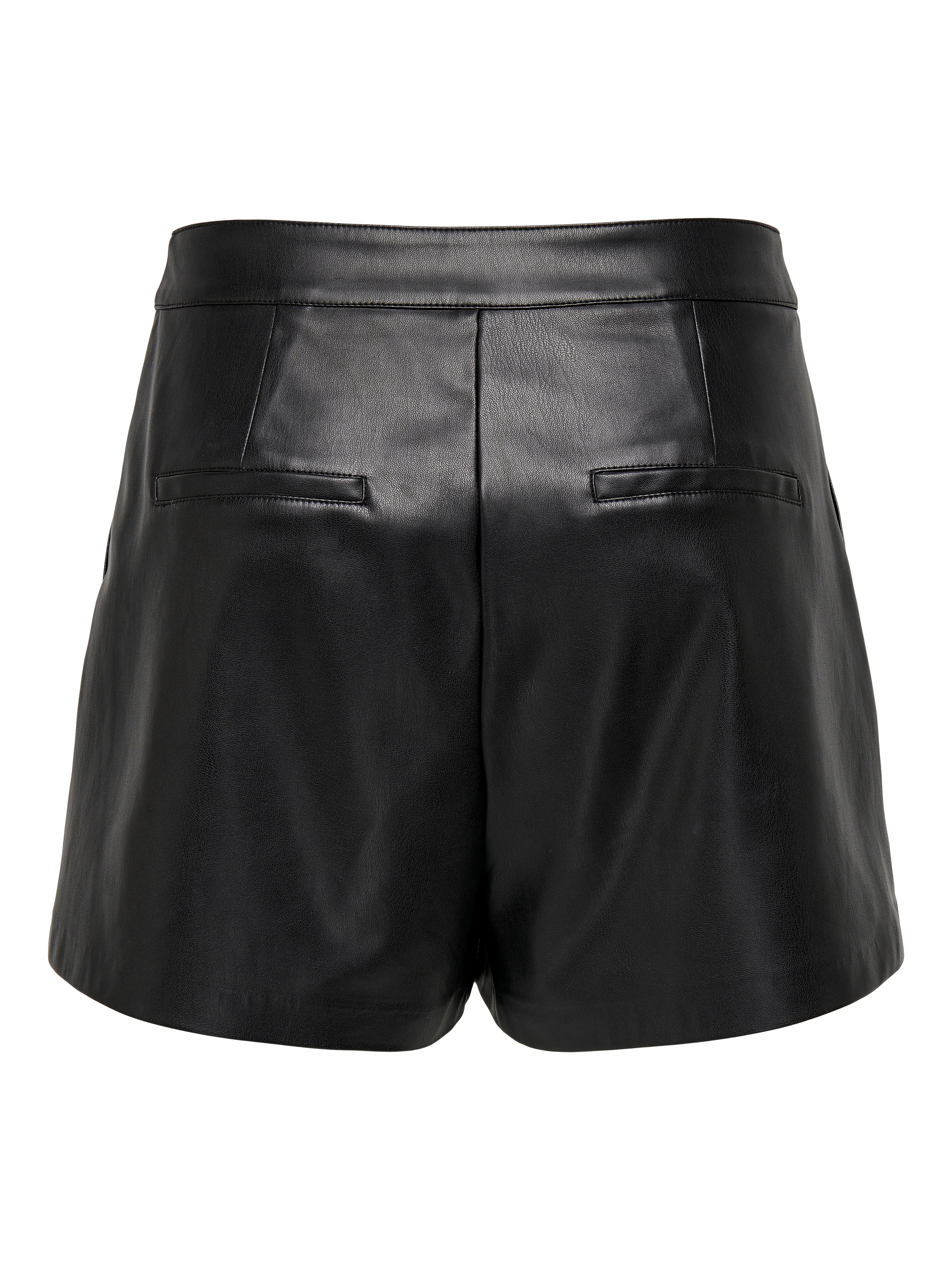 Thumbnail - Onltricia Mittlere Taille Baggy Fit Kunstledershorts