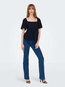 ONLY Volume Top With Square Neck -Sky Captain - 15287230