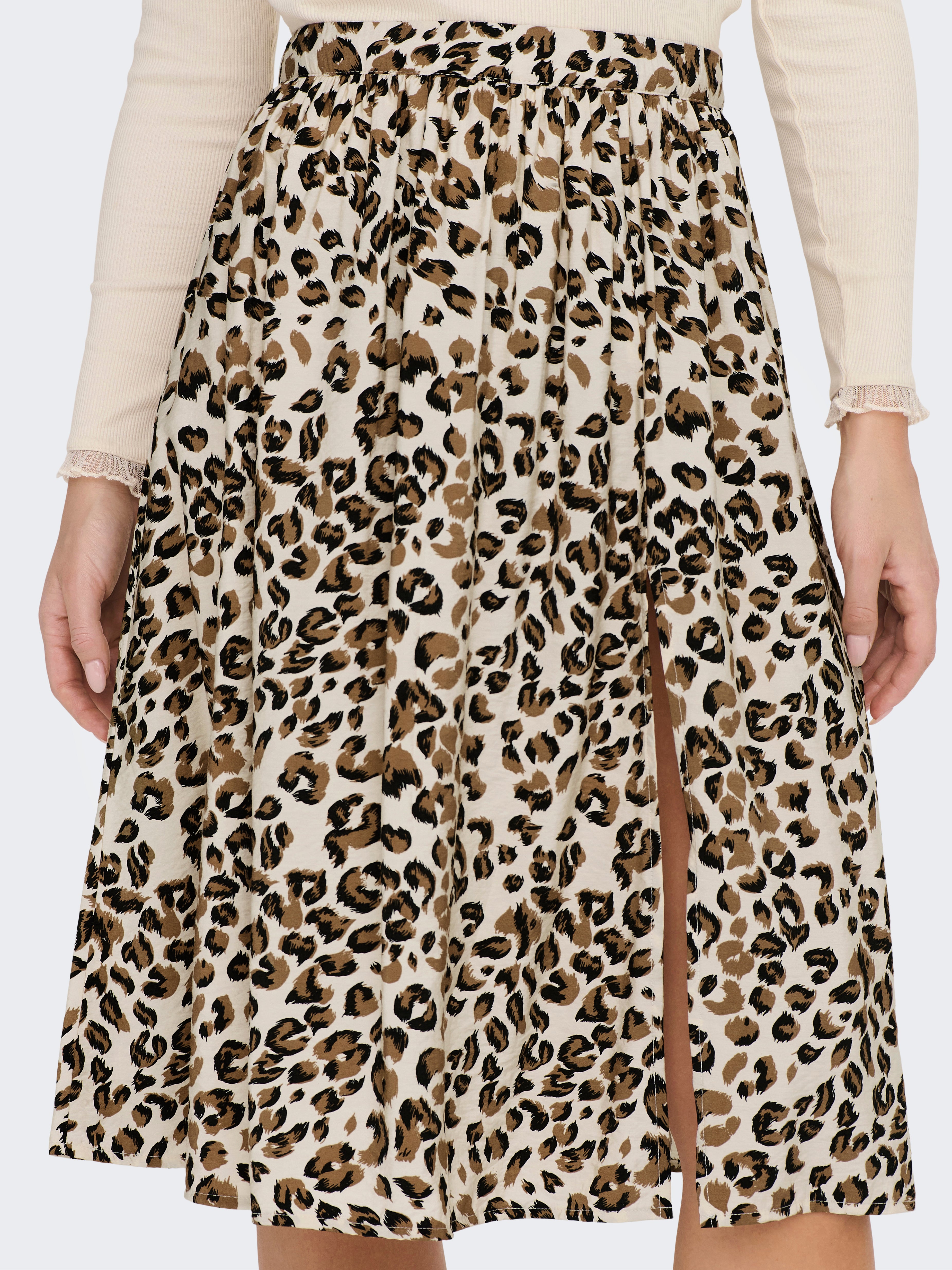 Jupe longue clearance leopard h&m