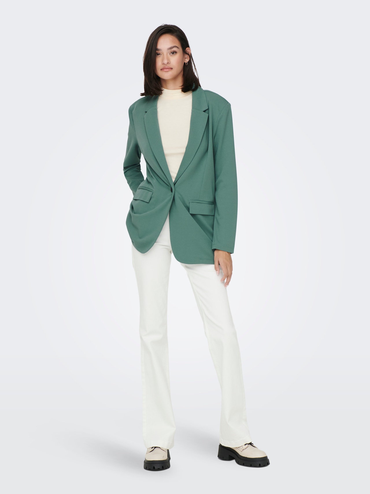 ONLY Blazers Regular Fit Col à revers -North Atlantic - 15287345