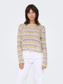 ONLY Sirge kaelus Pullover -Tapioca - 15287384
