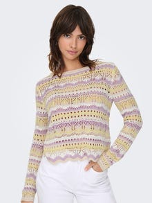 ONLY Sirge kaelus Pullover -Tapioca - 15287384