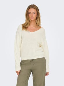 ONLY JDYJUSTY Stickad tröja -Eggnog - 15287436