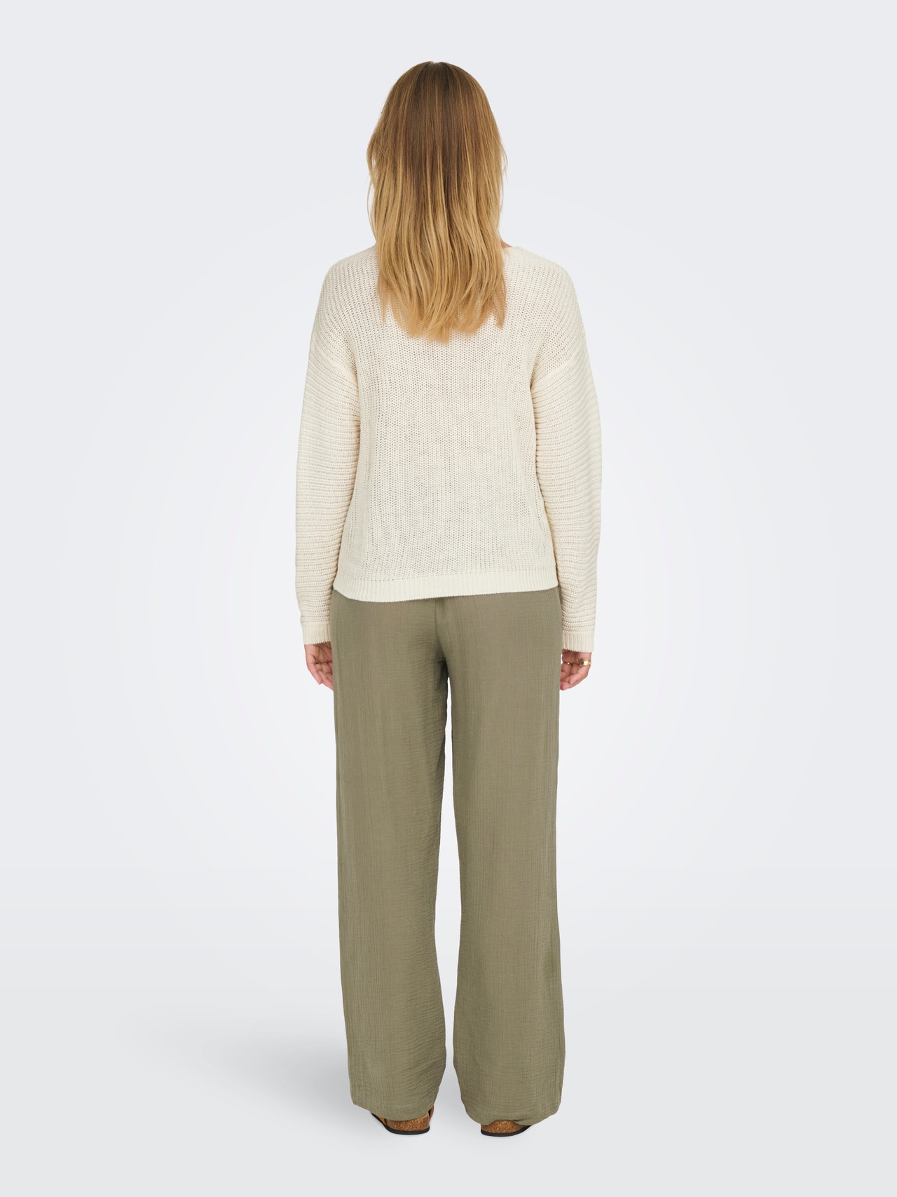 ONLY JDYJUSTY Stickad tröja -Eggnog - 15287436