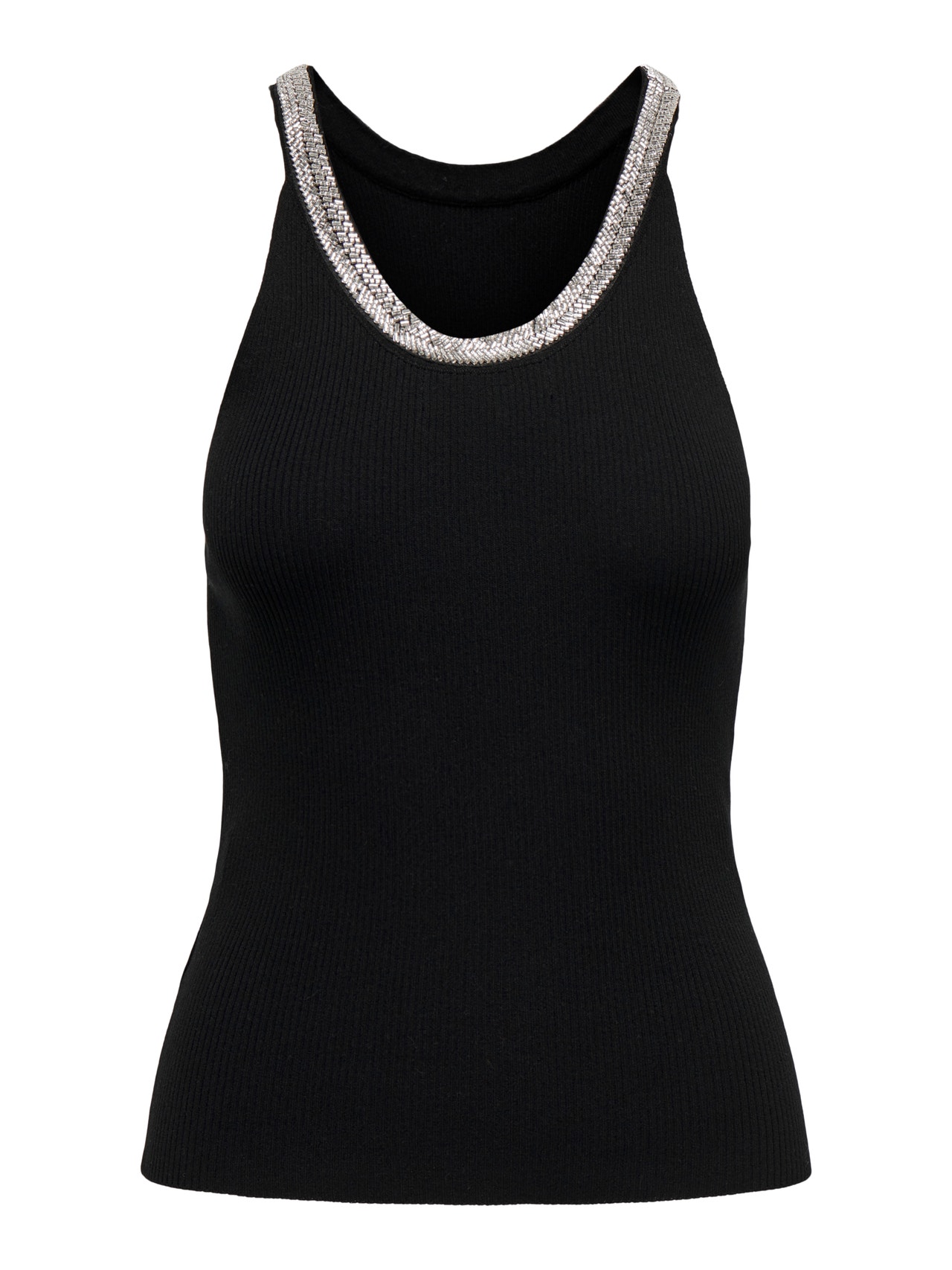 ONLY O-Neck Top -Black - 15287466
