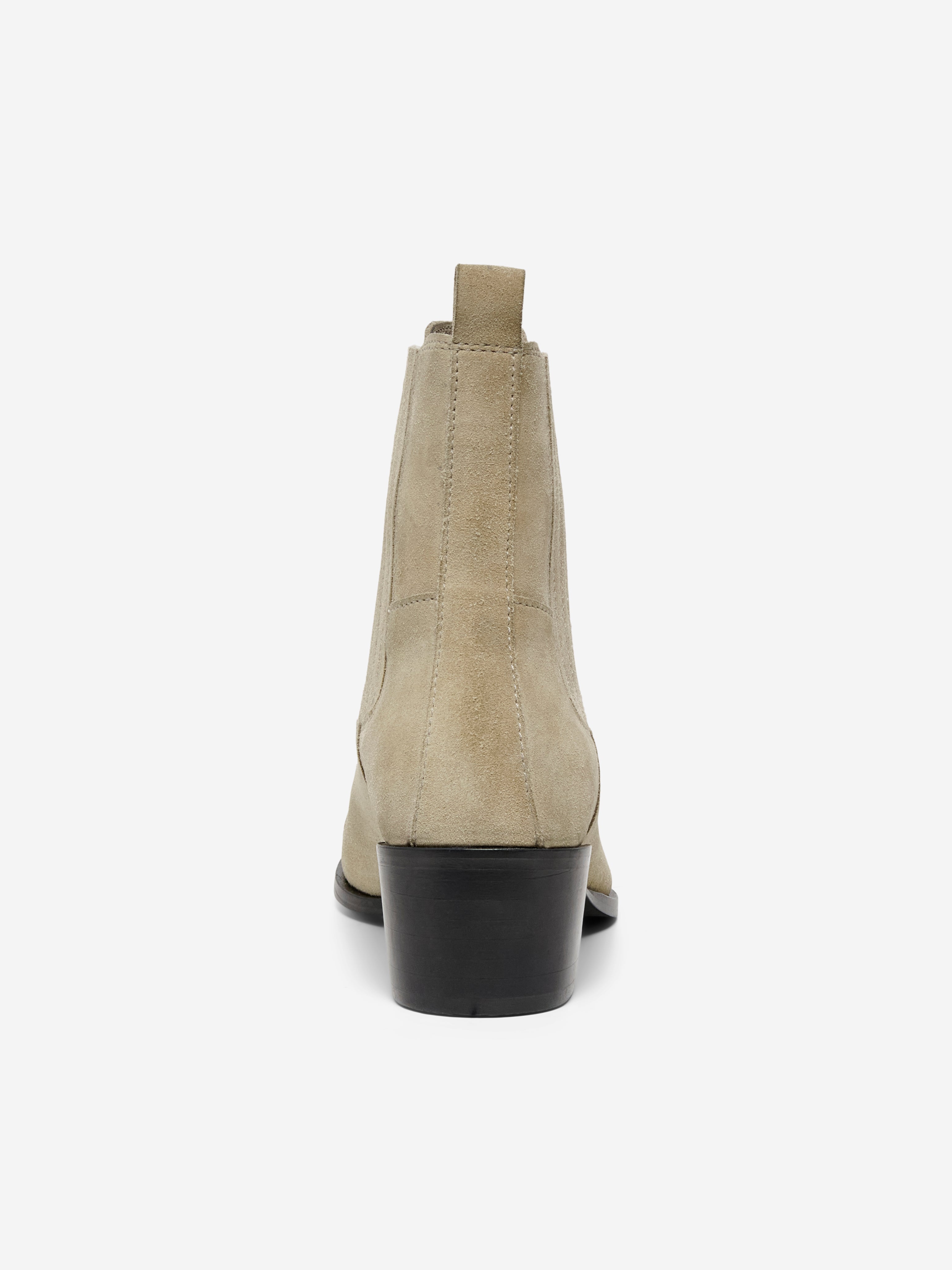 Bottes beige online daim