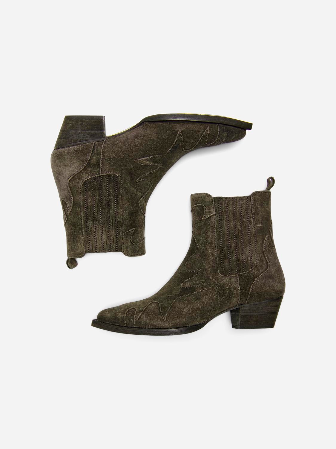 ONLY Bottes Bout pointu -Brownie - 15287492