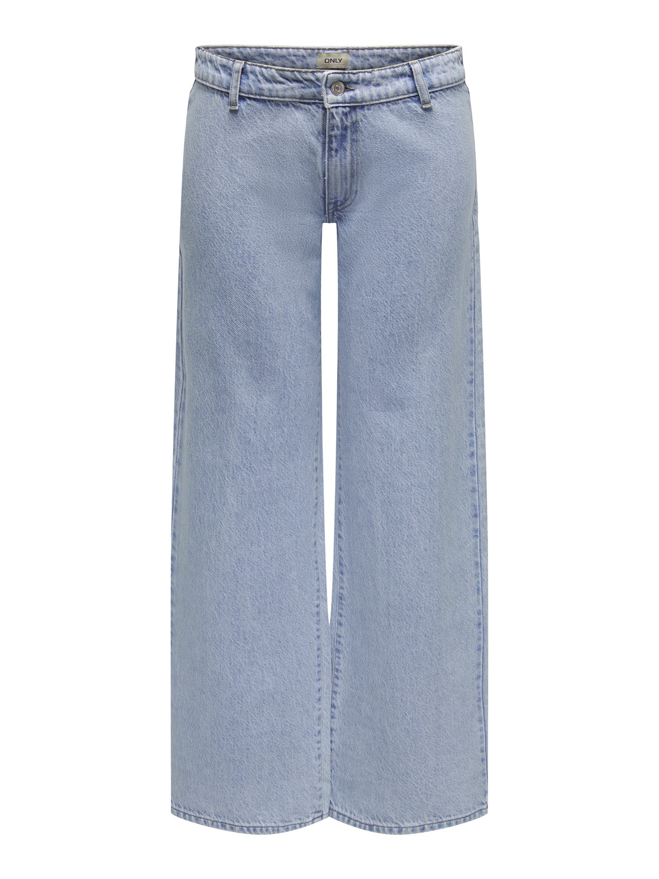 ONLY Jeans Wide Leg Fit Taille basse -Light Blue Denim - 15287525