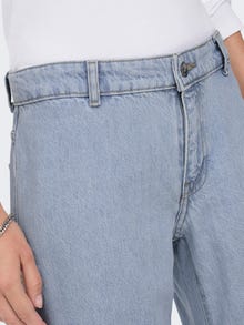 ONLY Jeans Wide Leg Fit Taille basse -Light Blue Denim - 15287525