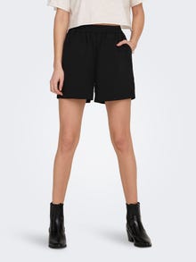 ONLY ONLKARIN Mid waist Loose Fit Training shorts -Black - 15287527