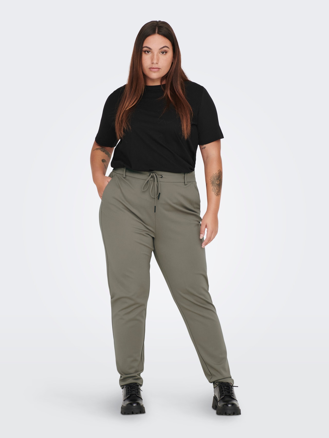 ONLY Pantalons Regular Fit -Walnut - 15287532