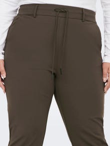 ONLY Curvy draw string pants -Chocolate Martini - 15287532
