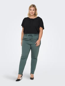 ONLY Curvy draw string pants -Balsam Green - 15287532