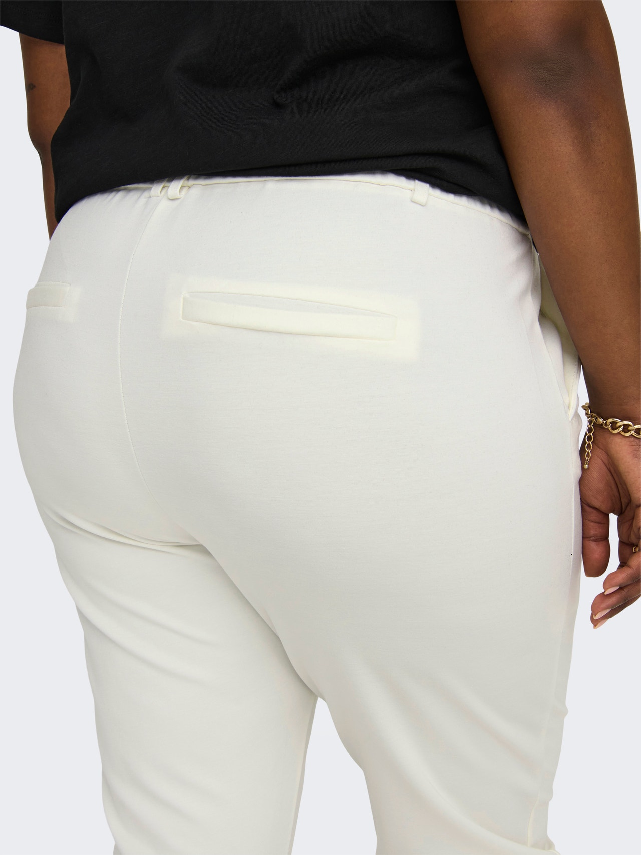 ONLY Curvy draw string pants -Cloud Dancer - 15287532