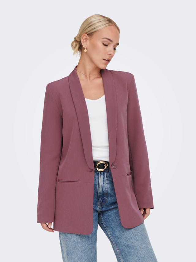 ONLY Blazers Regular Fit Col à revers - 15287536
