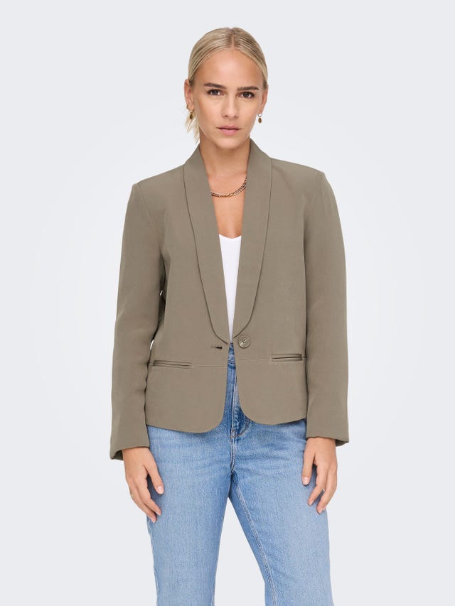 ONLY Blazers Regular Fit Col à revers - 15287537