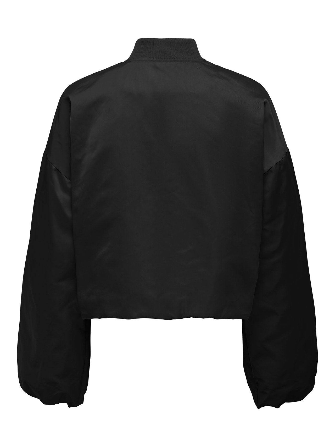 ONLY Balloon sleeve bomber jacket -Black - 15287552