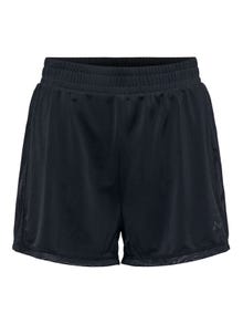 ONLY Locker geschnitten Mittlere Taille Shorts -Black - 15287622