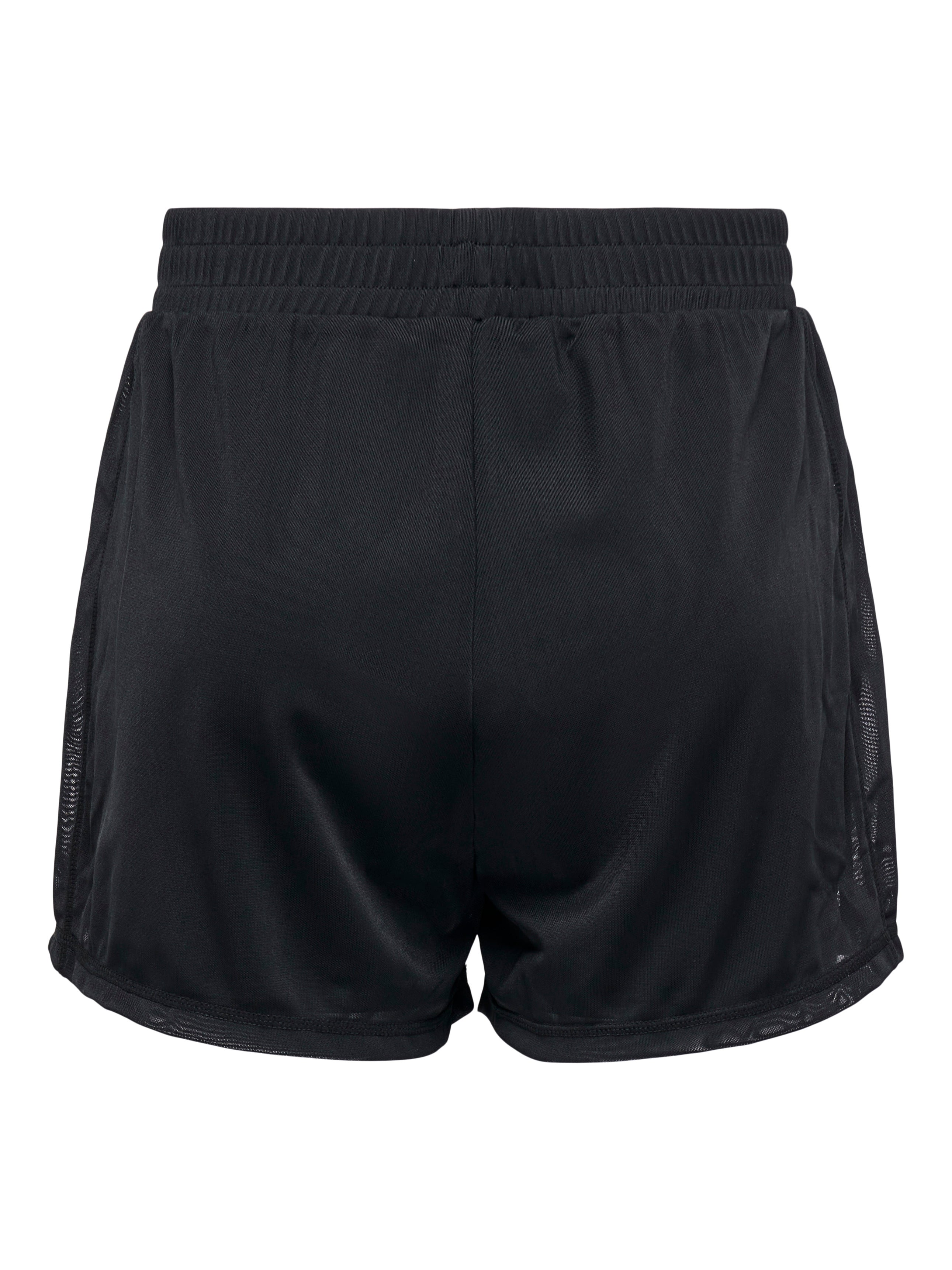 Black cheap loose shorts