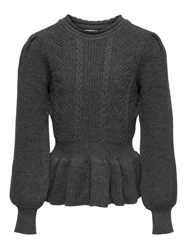 ONLY Structured Knitted Pullover - 15287669