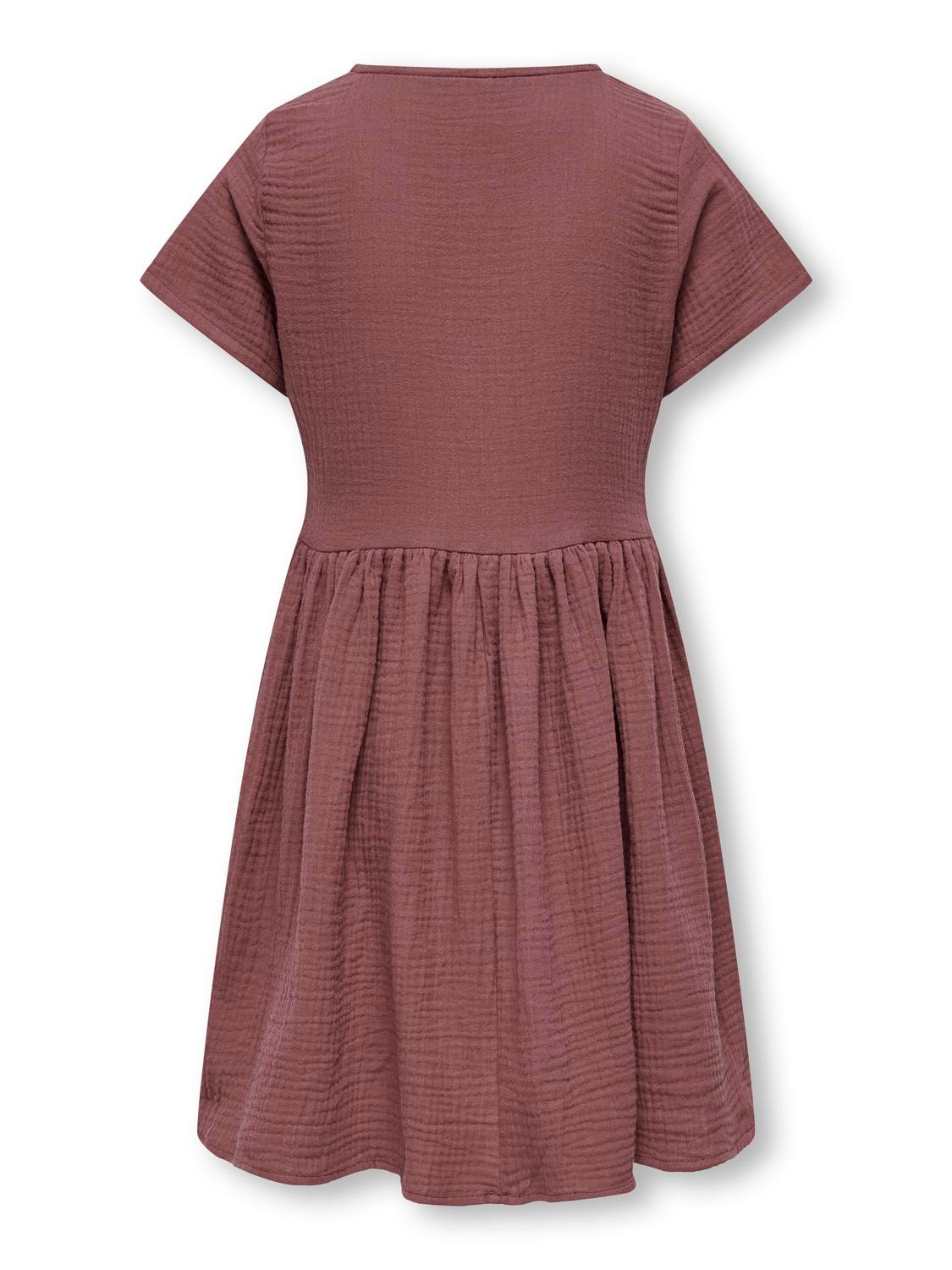 ONLY Short sleeved Dress -Rose Brown - 15287682