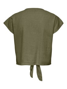 ONLY Short Sleeved Shirt With Knot Detail -Kalamata - 15287724
