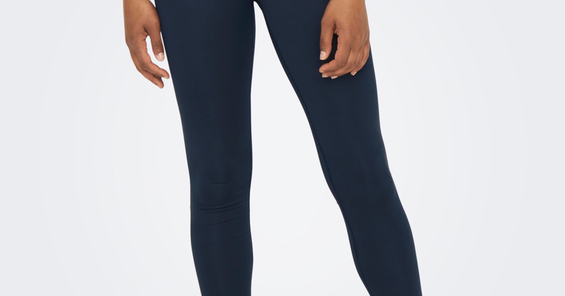 Tight Fit High waist Leggings, Dark Blue