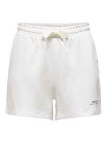 ONLY Ruumikas lõige Kõrge vöökoht Lühikesed püksid -Cloud Dancer - 15287741