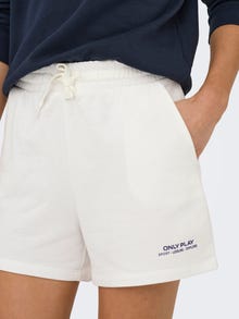 ONLY Ruumikas lõige Kõrge vöökoht Lühikesed püksid -Cloud Dancer - 15287741