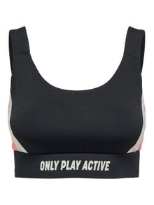 ONLY Sports Bra With Medium Support -Black - 15287813