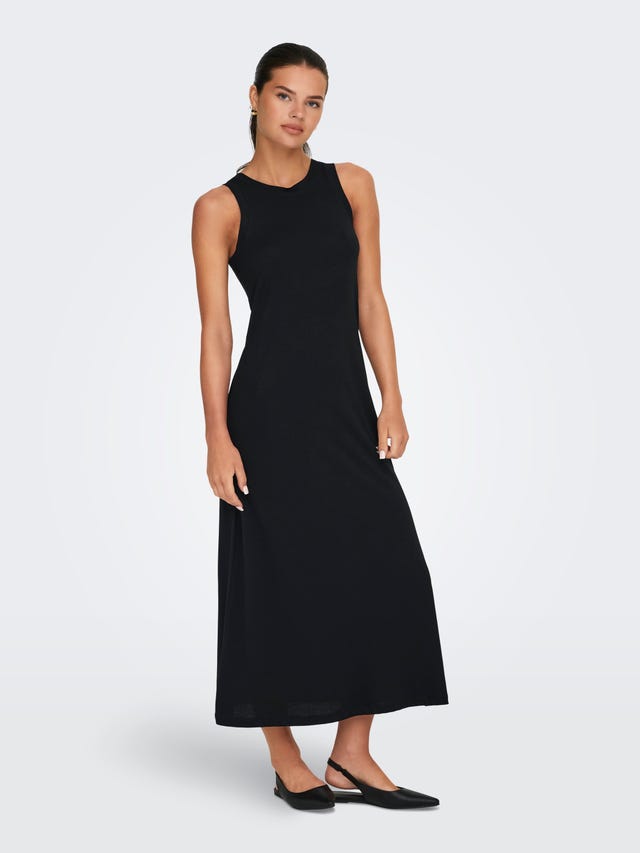 ONLY Regular Fit Round Neck Long dress - 15287819