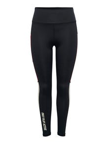 ONLY Leggings Tight Fit Taille haute -Black - 15287829