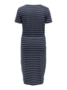 ONLY Tavapärane lõige V-kaelus Vormikas Lühike kleit -Night Sky - 15287890