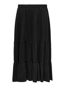 ONLY Curve Lång kjol -Black - 15287893