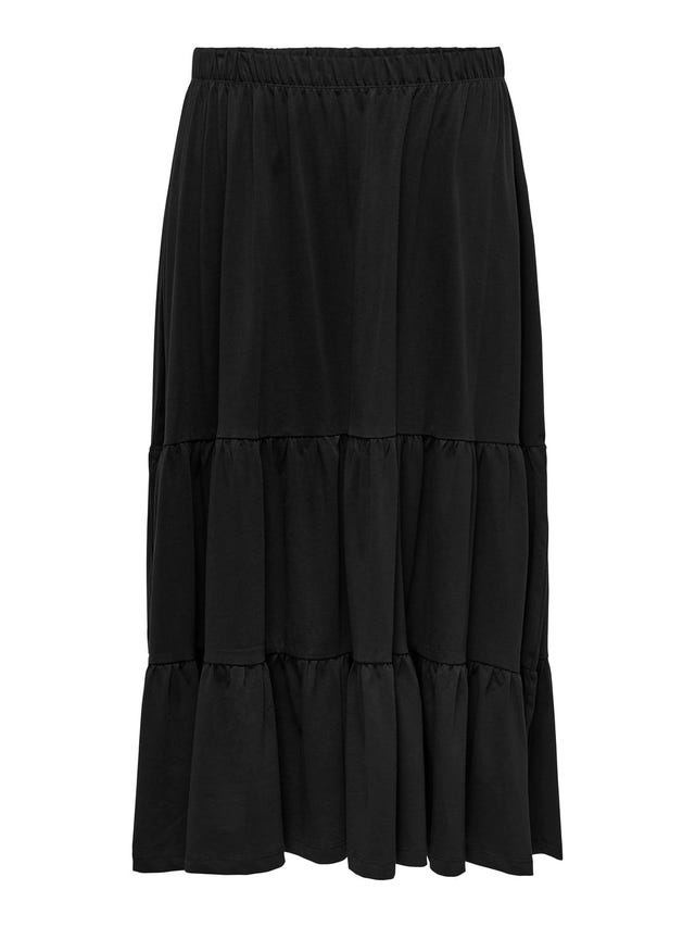 ONLY Curvy maxi skirt with frills - 15287893
