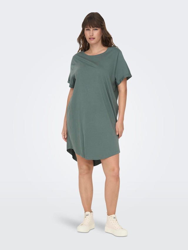 ONLY Regular Fit O-hals Curve Kort kjole - 15287901