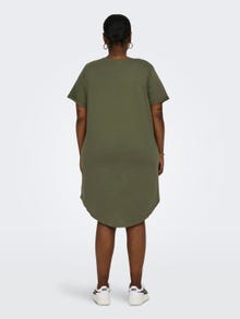 ONLY Curvy mini o-neck dress -Kalamata - 15287901