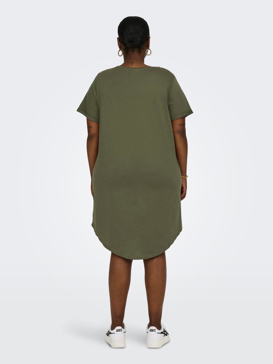 ONLY Regular Fit Round Neck Curve Short dress -Kalamata - 15287901