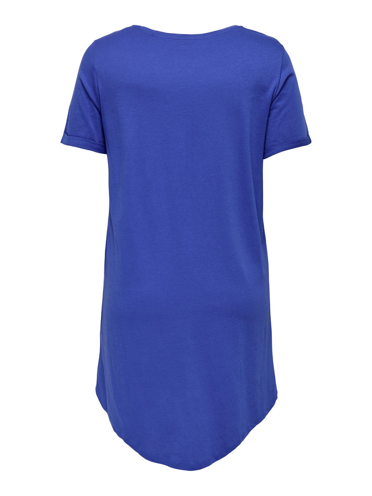 ONLY Curvy mini o-hals kjole -Dazzling Blue - 15287901