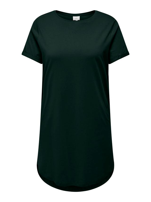 ONLY Regular Fit Round Neck Curve Short dress - 15287901