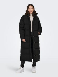 ONLY long puffer jacket -Black - 15287913