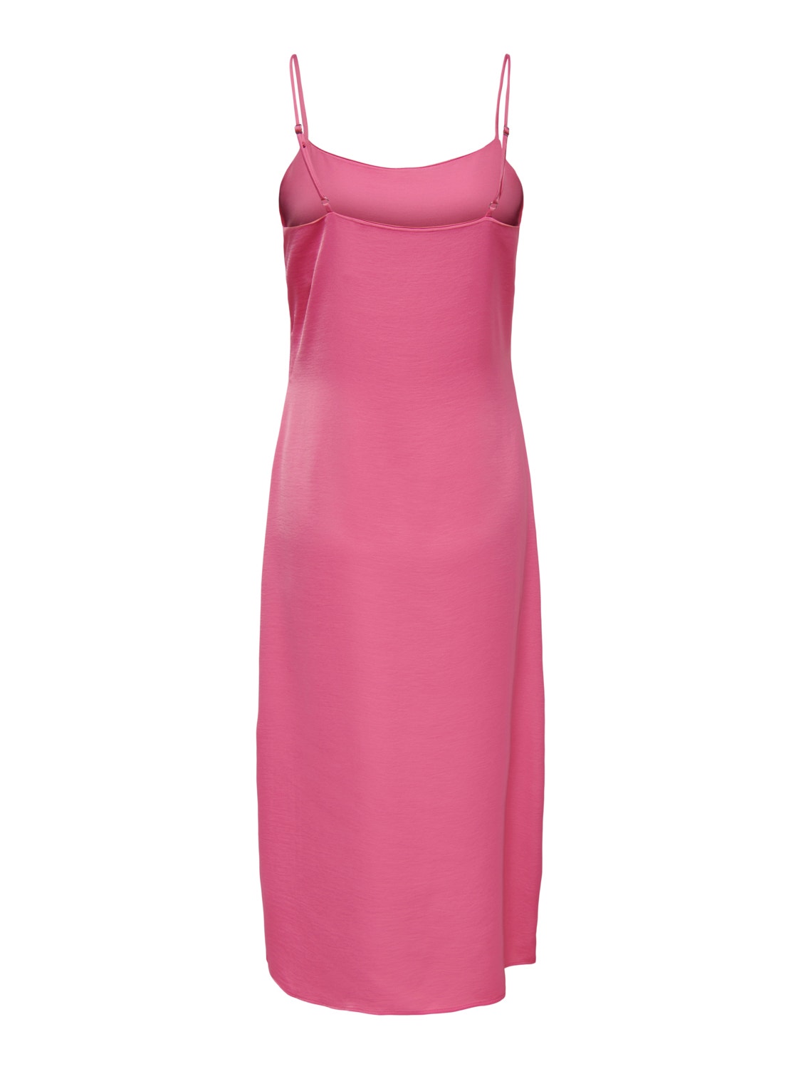 ONLY Vestido largo Corte regular Cuello redondo -Pink Power - 15287925