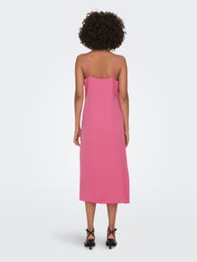 ONLY Normal passform O-ringning Lång klänning -Pink Power - 15287925