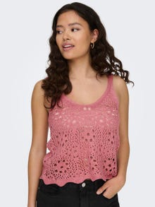 ONLY Detailed Knit Top -Tea Rose - 15287943
