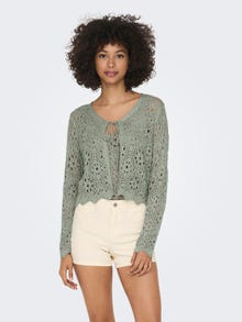 ONLY Pull-overs Col en V -Seagrass - 15287943