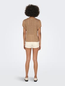 ONLY Rundhals Pullover -Indian Tan - 15287948