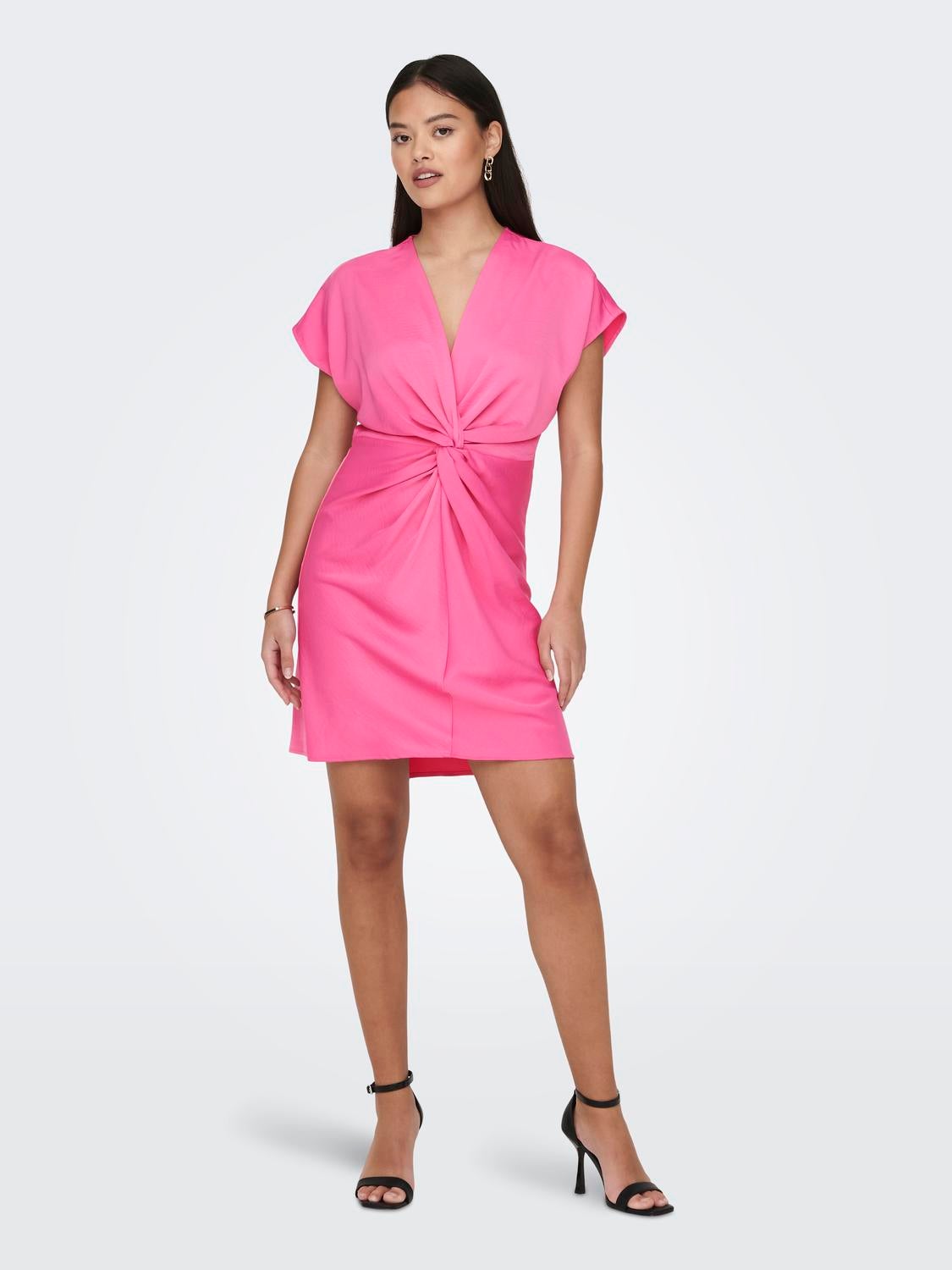 V-Neck Mini Dress with 30% ONLY® discount! 