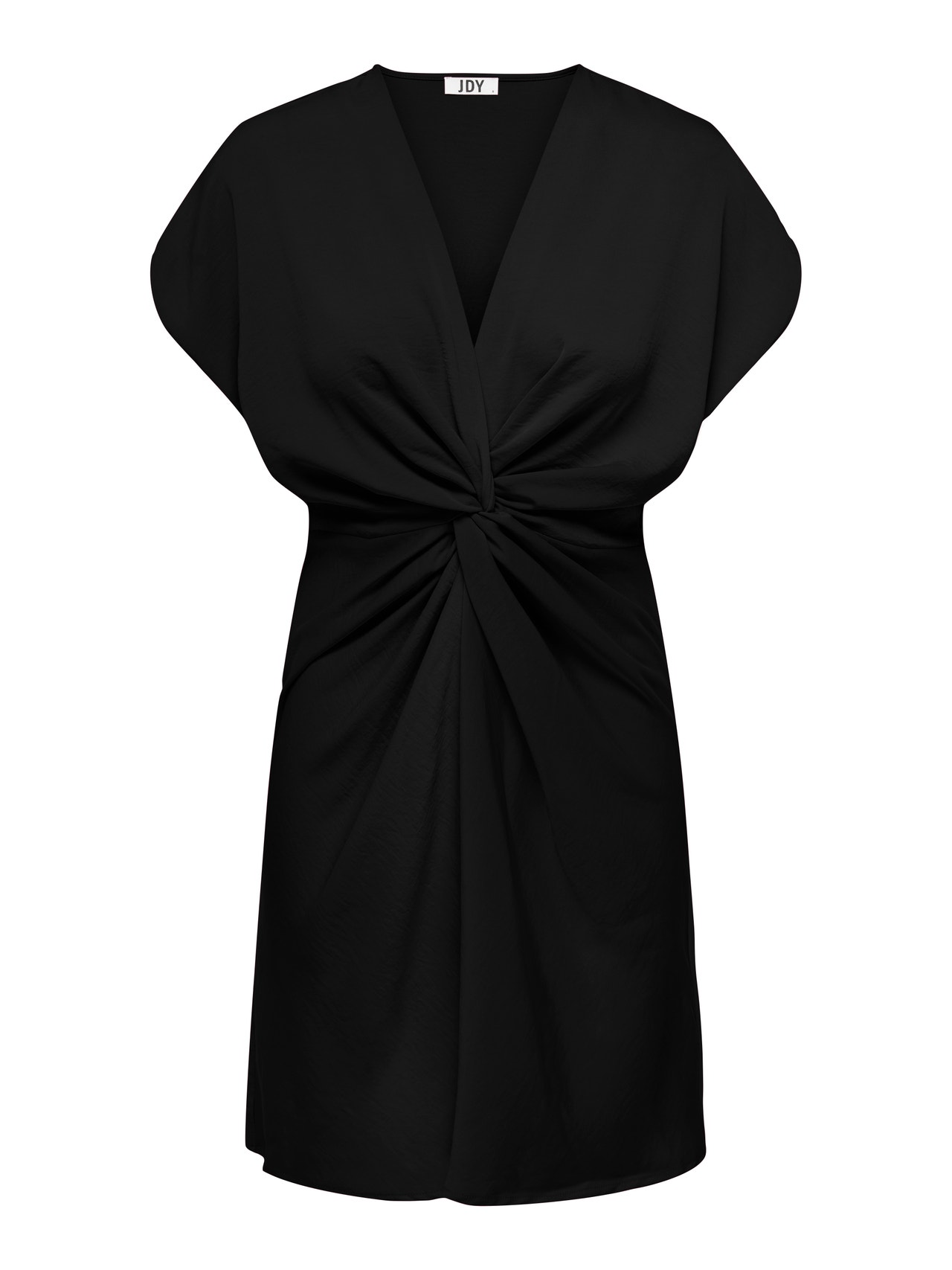 ONLY Loose Fit V-Neck Dropped shoulders Short dress -Black - 15287959