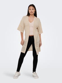 ONLY Long Knit Cardigan -Sandshell - 15287970