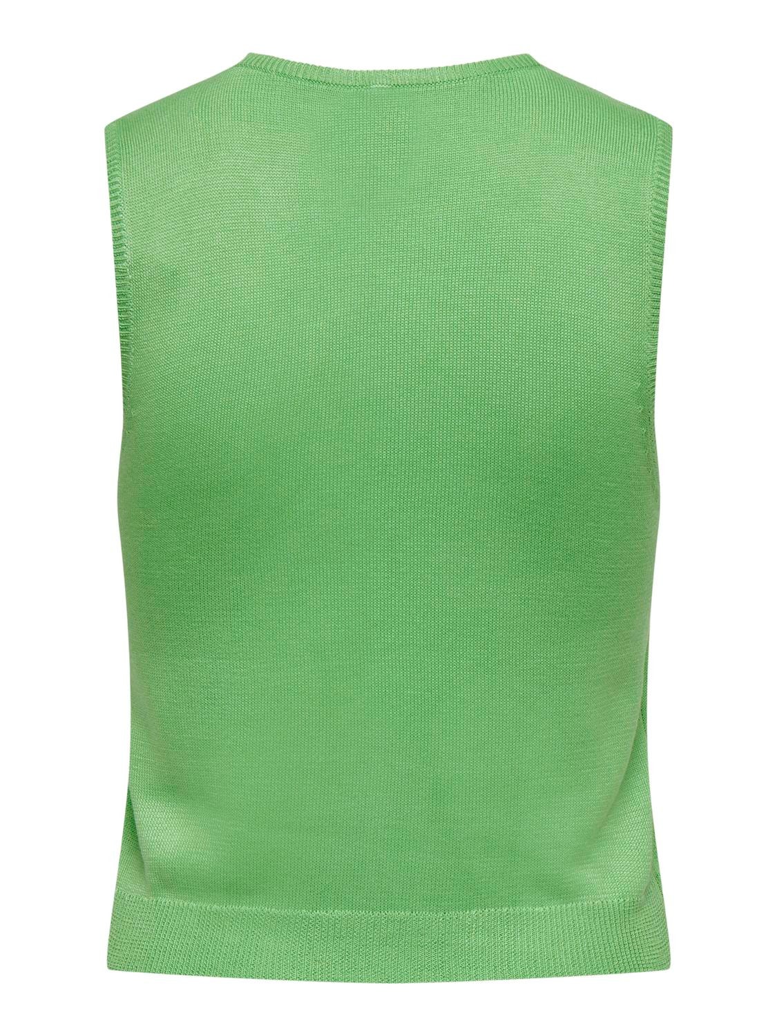 ONLY Top Regular Fit Col rond -Summer Green - 15288047